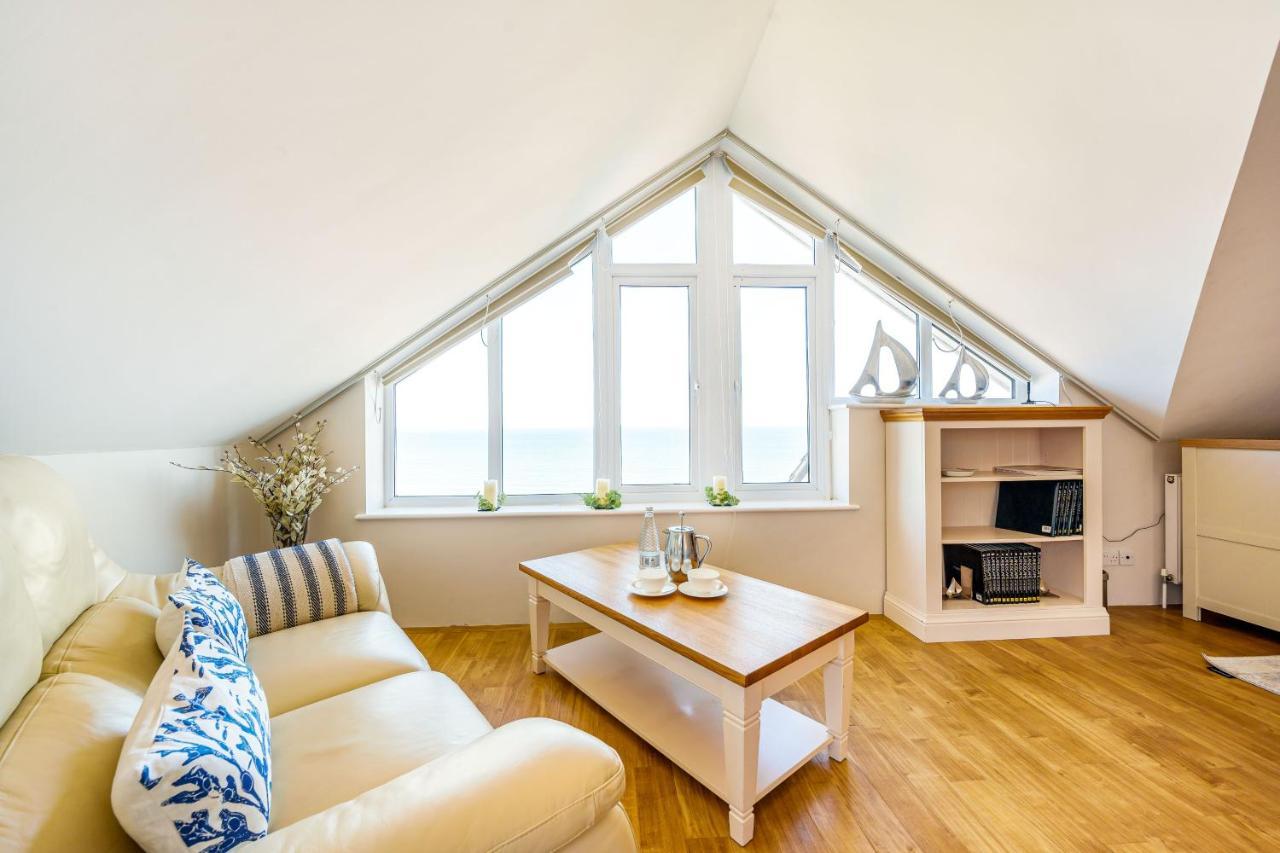 Carbis Bay - Luxury 3 Bed Penthouse Apartment With Sea Views Parking Sauna Balcony Exterior photo