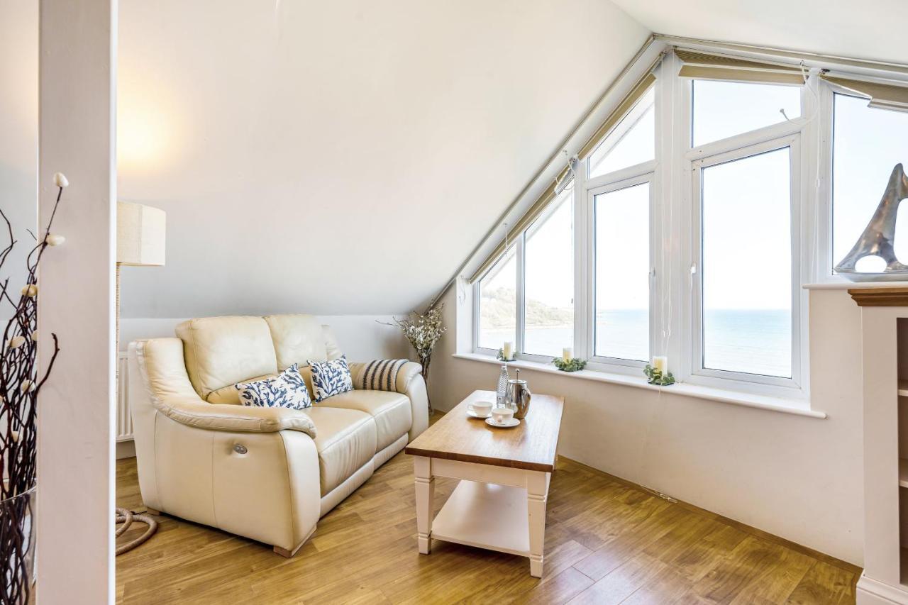 Carbis Bay - Luxury 3 Bed Penthouse Apartment With Sea Views Parking Sauna Balcony Exterior photo