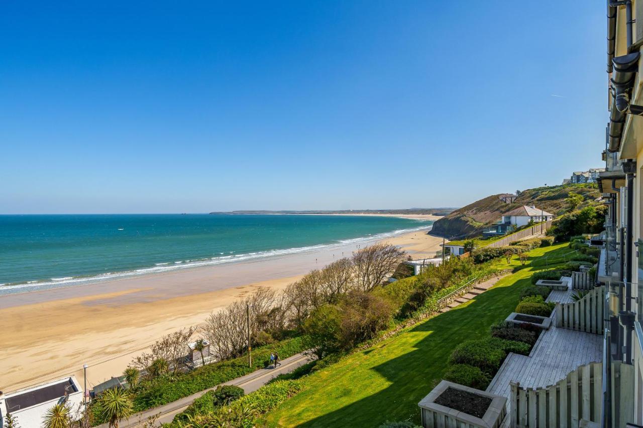 Carbis Bay - Luxury 3 Bed Penthouse Apartment With Sea Views Parking Sauna Balcony Exterior photo