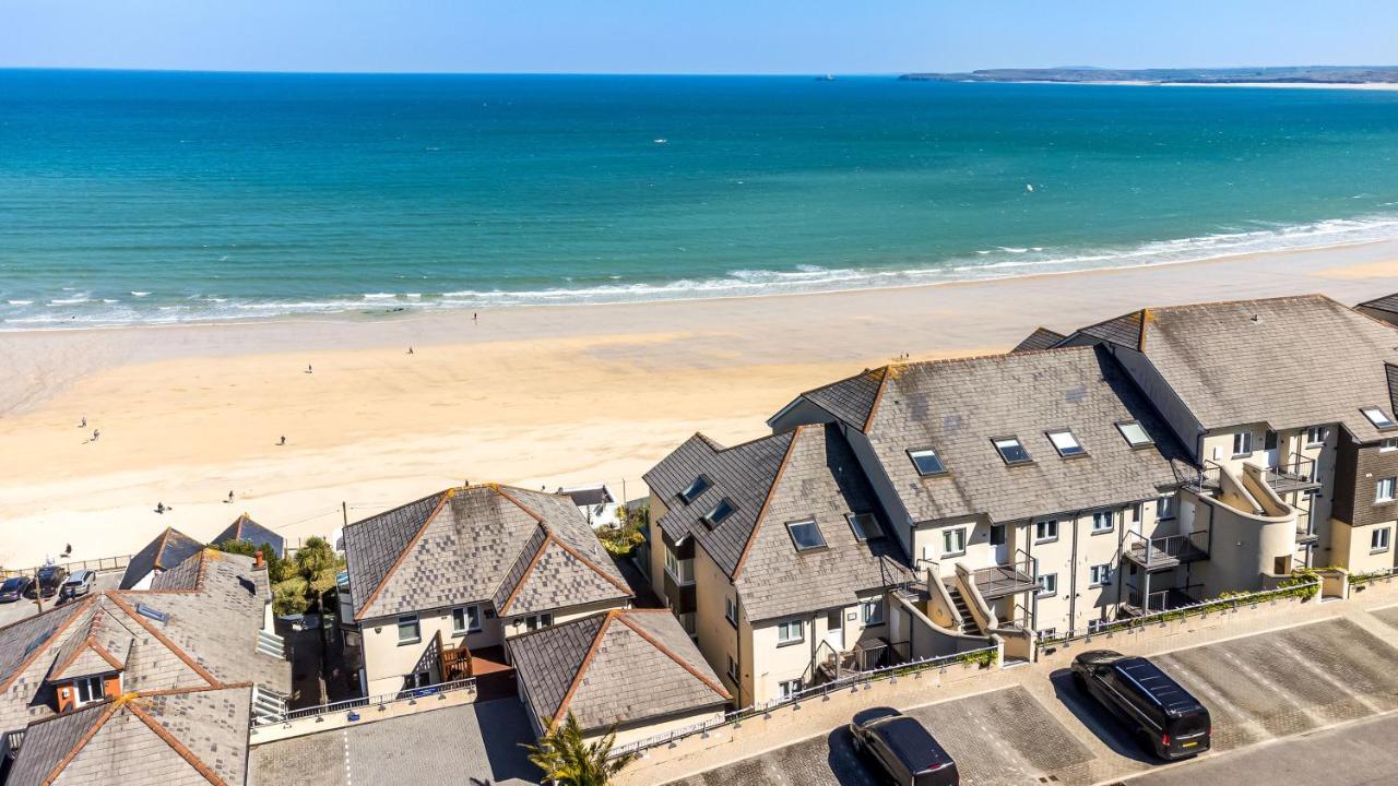 Carbis Bay - Luxury 3 Bed Penthouse Apartment With Sea Views Parking Sauna Balcony Exterior photo